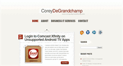 Desktop Screenshot of corey.degrandchamp.com