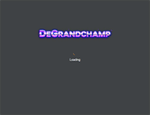 Tablet Screenshot of degrandchamp.com